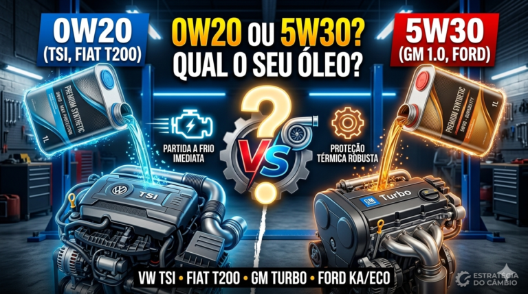 Óleo 0W20 ou 5W30? Qual usar no motor Turbo? (Guia 2026)