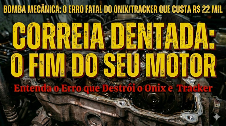 O Erro de Engenharia que Pode Destruir o Motor do seu Onix ou Tracker em Segundos: A Verdade sobre a Correia Banhada a Óleo.