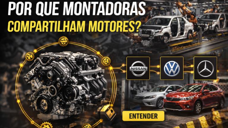 Estratégia das montadoras com motores compartilhados entre marcas de carros diferentes