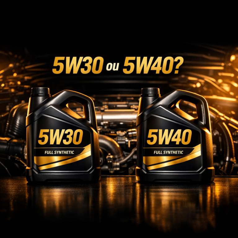 Comparativo óleo 5W30 e 5W40 — qual a diferença e quando usar
